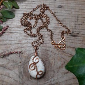 Teardrop Magnesite Wire Wrap